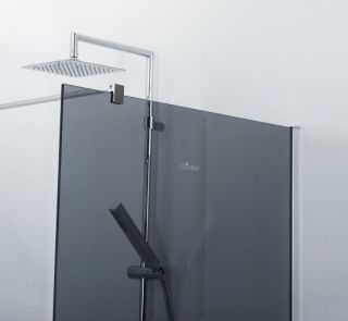 Душевая перегородка CEZARES LIBERTA-L-1-120-120-GR-Cr кронштейн 120см